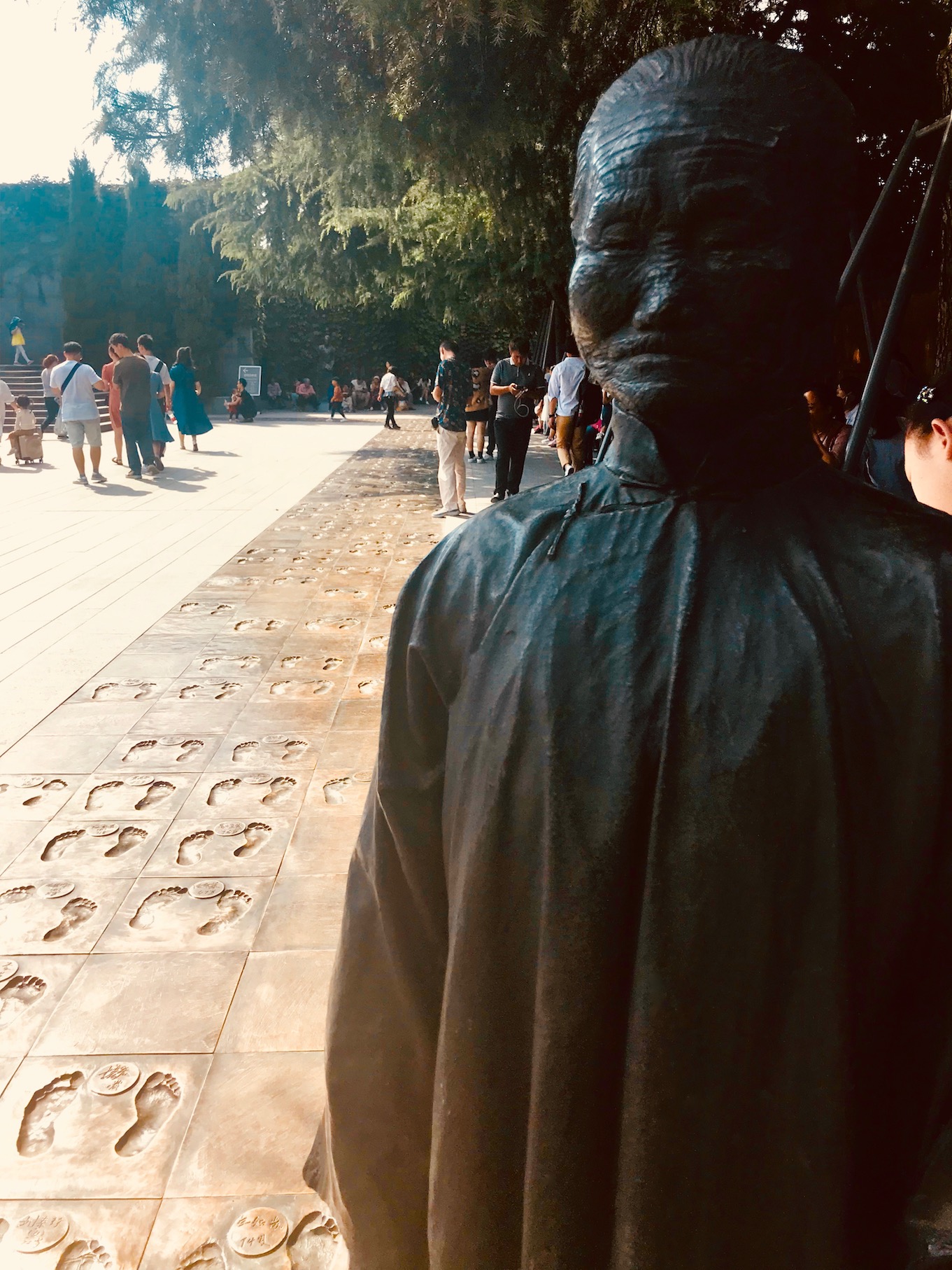 Pathway of Historical Witnesses Footprints Nanjing Massacre Memorial China