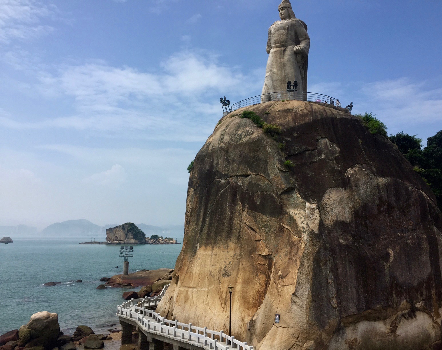 Zheng Chenggong statue Haoyue Park Gulangyu Island Xiamen Fujian province China