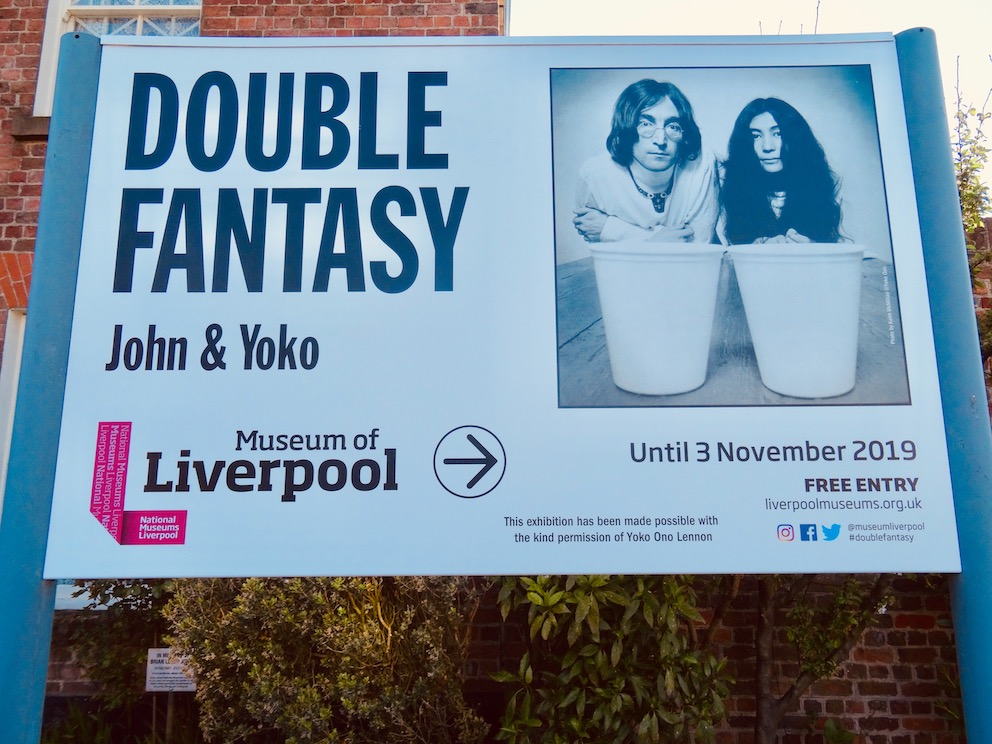 Double Fantasy John and Yoko Exhibition Museum of Liverpool.