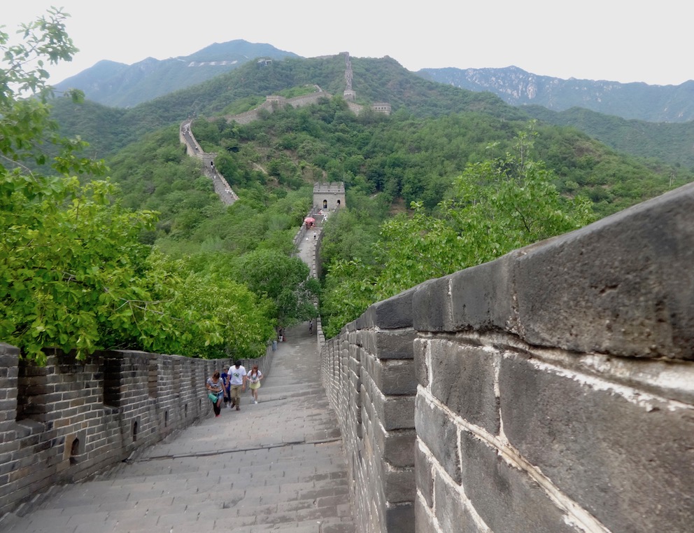 Hiking The Great Wall of China Mutianyu.