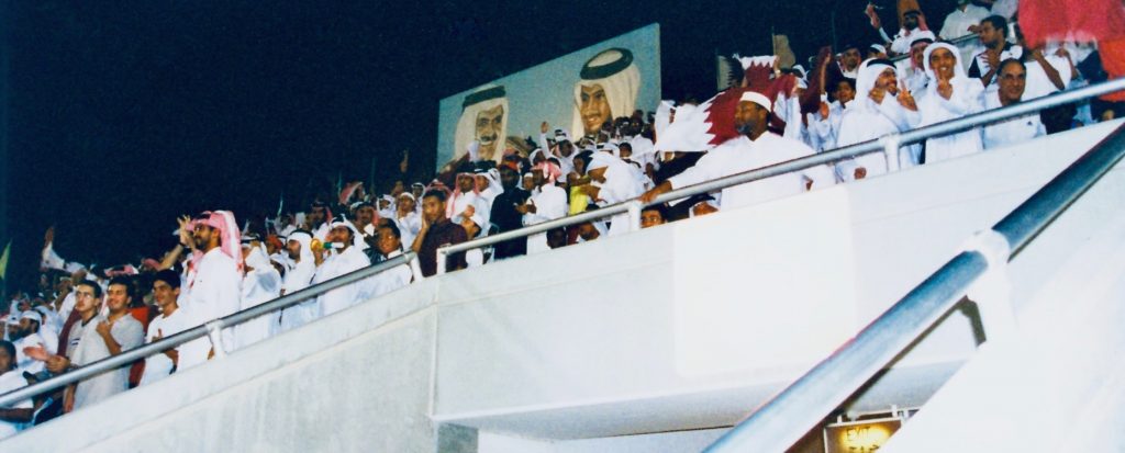 Khalifa Stadium Doha 2001.