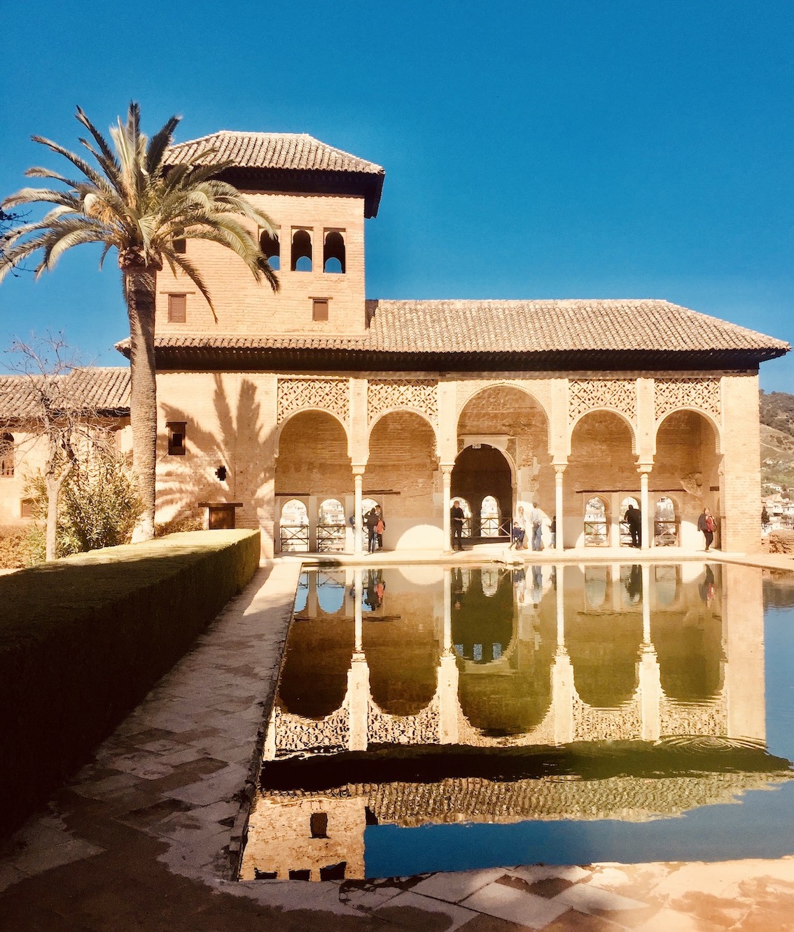 The Alhambra Palace Gardens.
