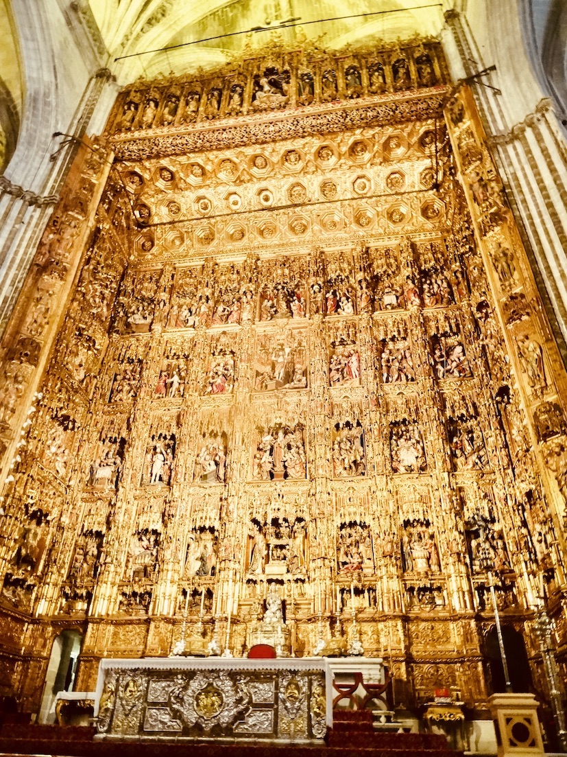 Main altar Seville Cathedral.