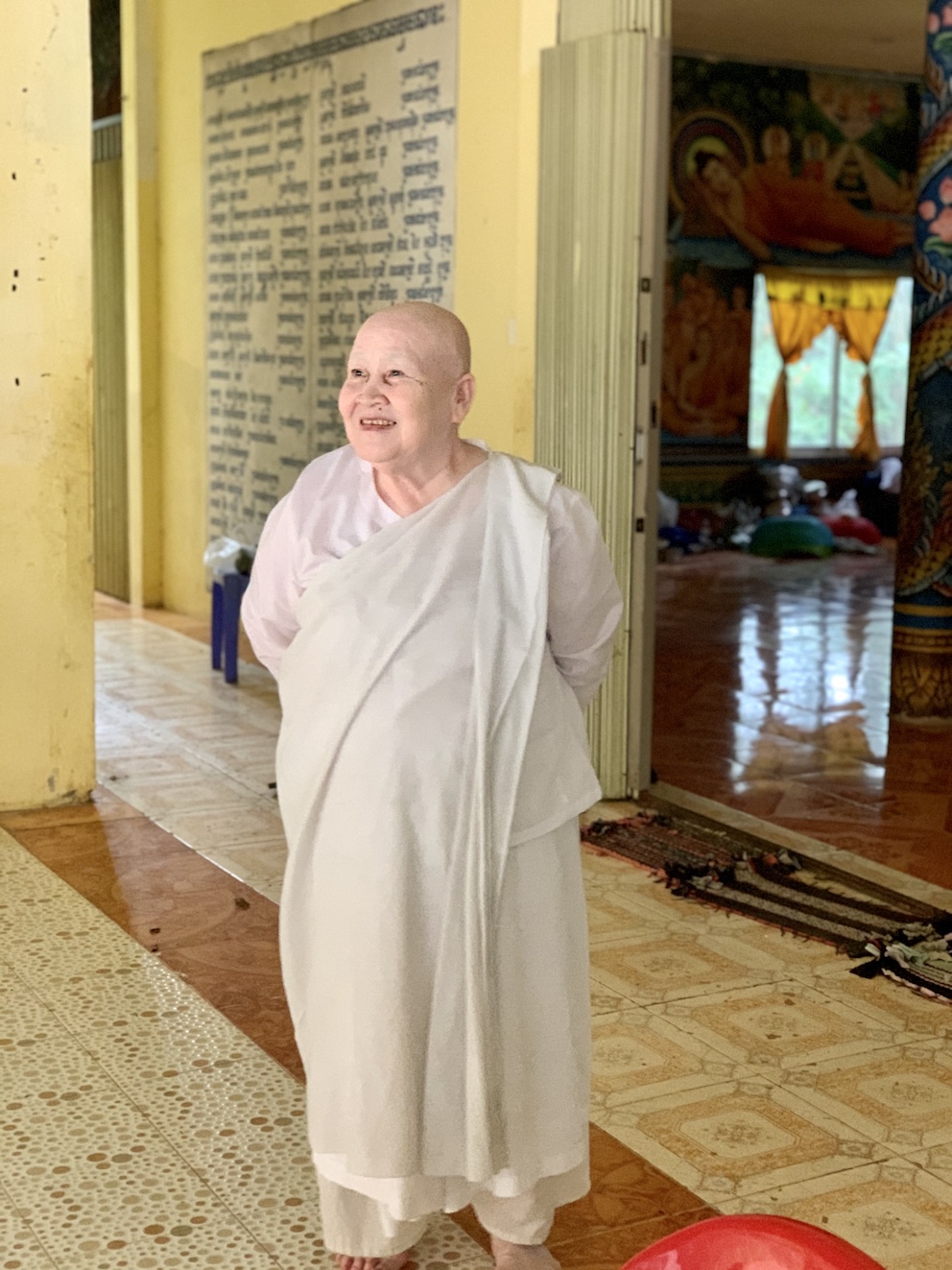 Cambodian nun