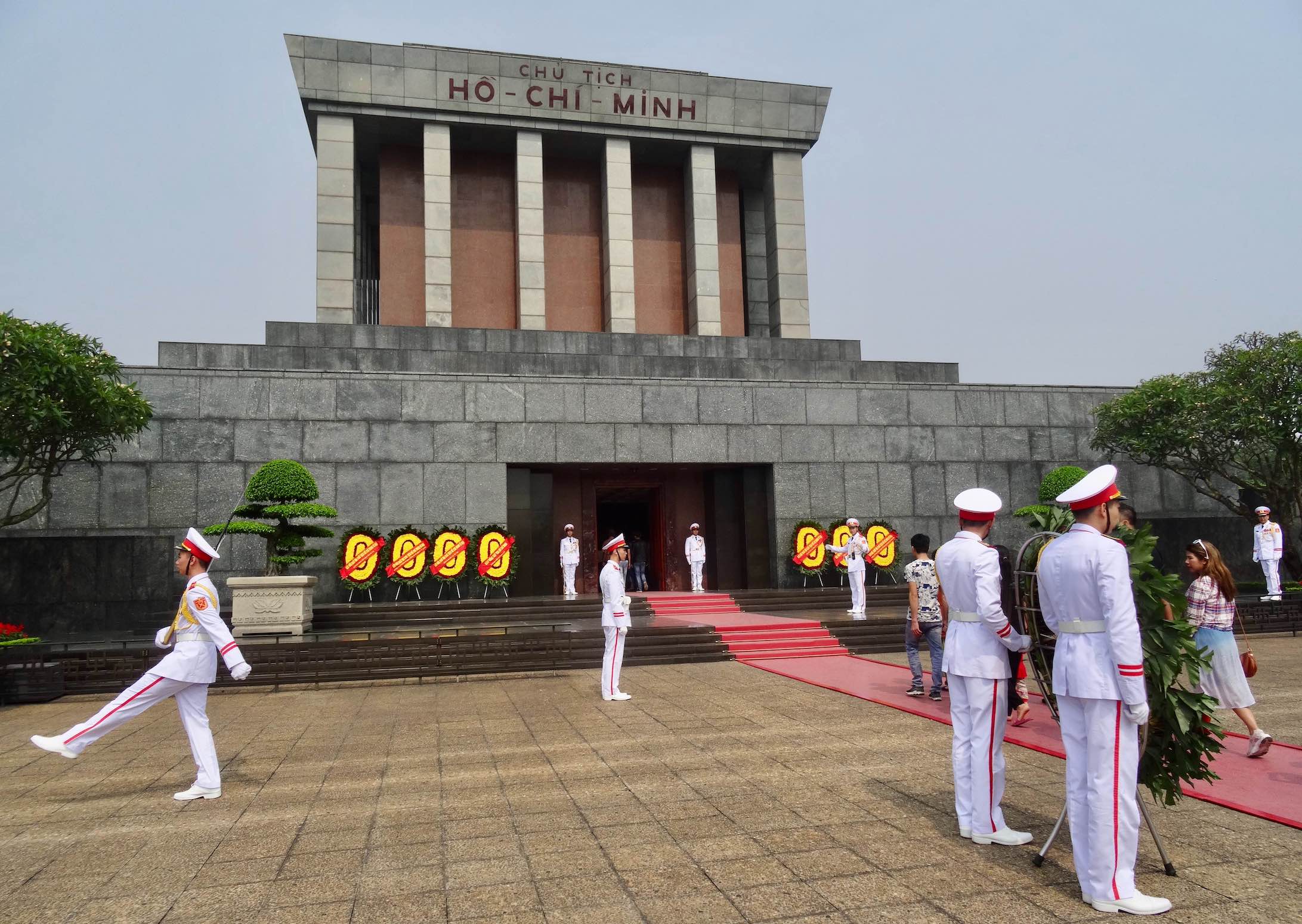 Ho Chi Minh Mausoleum in Hanoi.