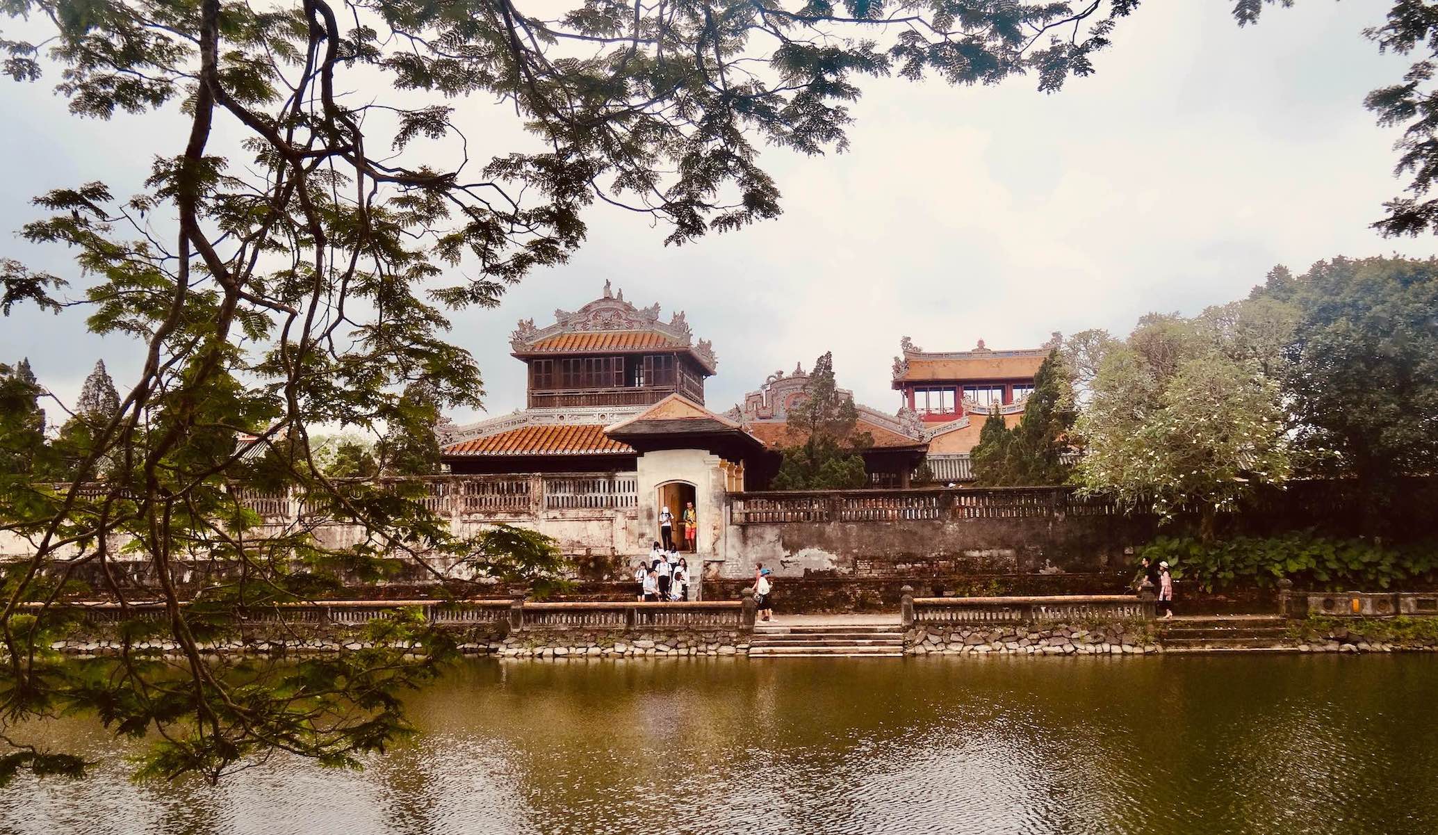 Outer wall and moat The Imperial City Hue