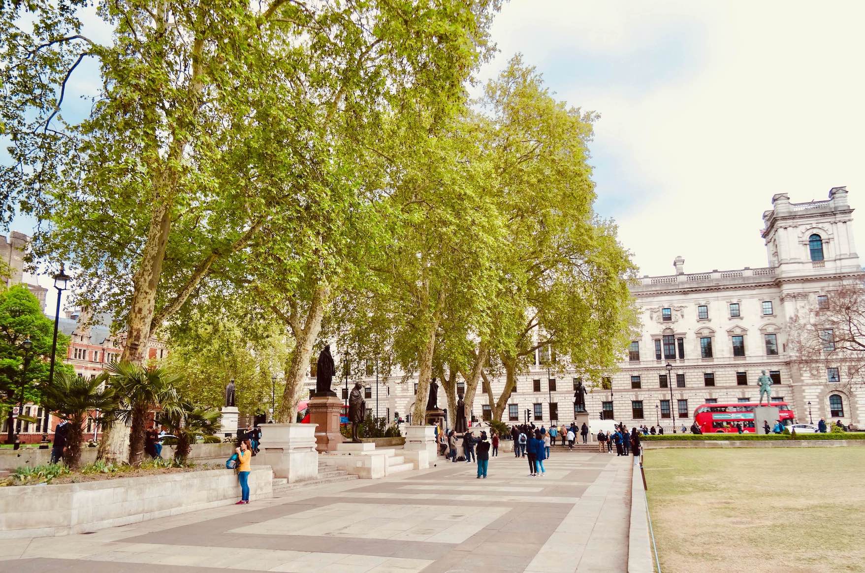 Visit Parliament Square London.