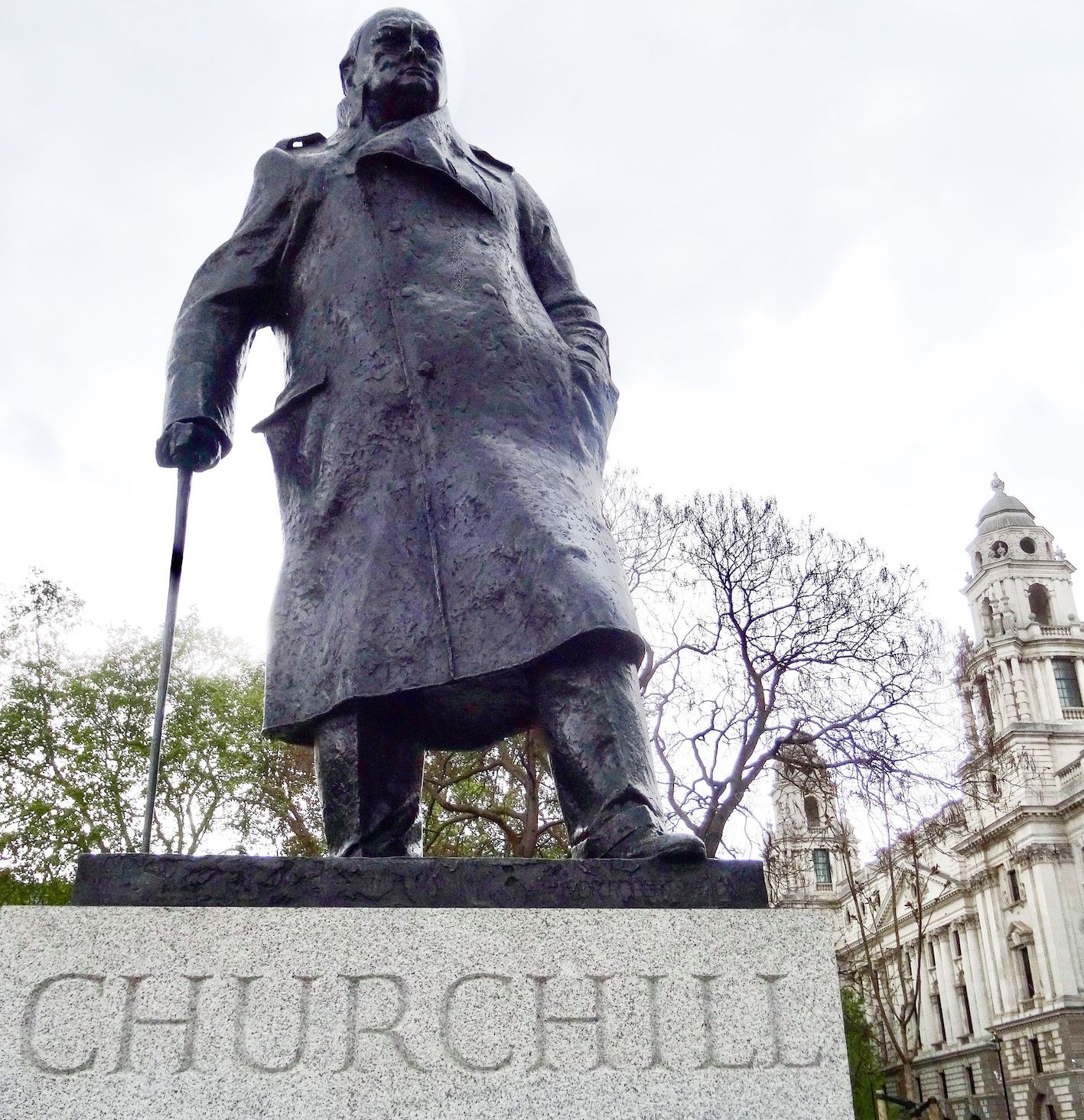 Winston Churchill Statue Parliament Square London