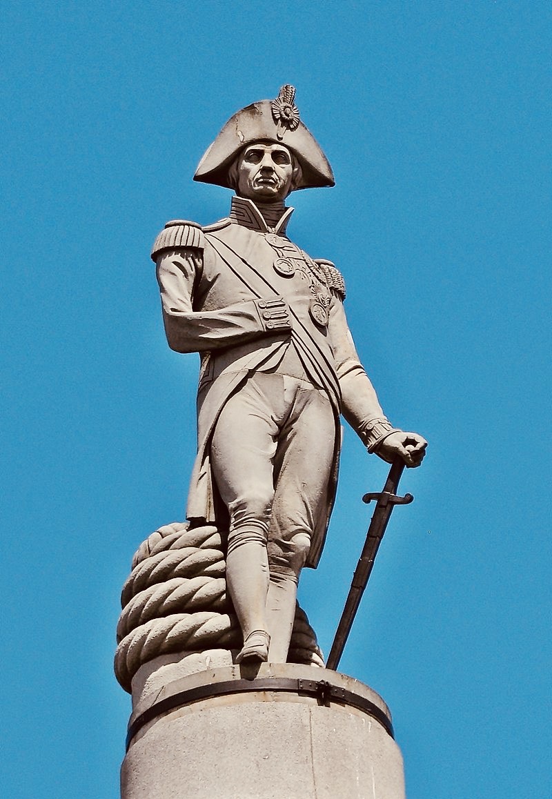 Lord Nelson Statue Trafalgar Square London