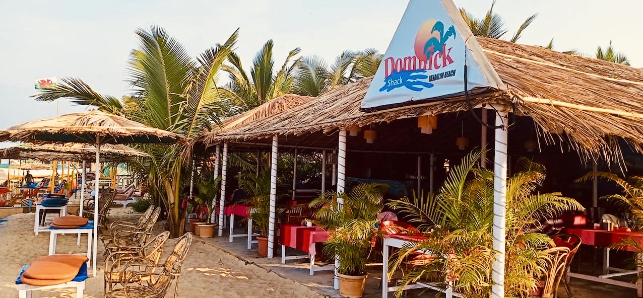 Domnick Beach Bar Benaulim Goa.