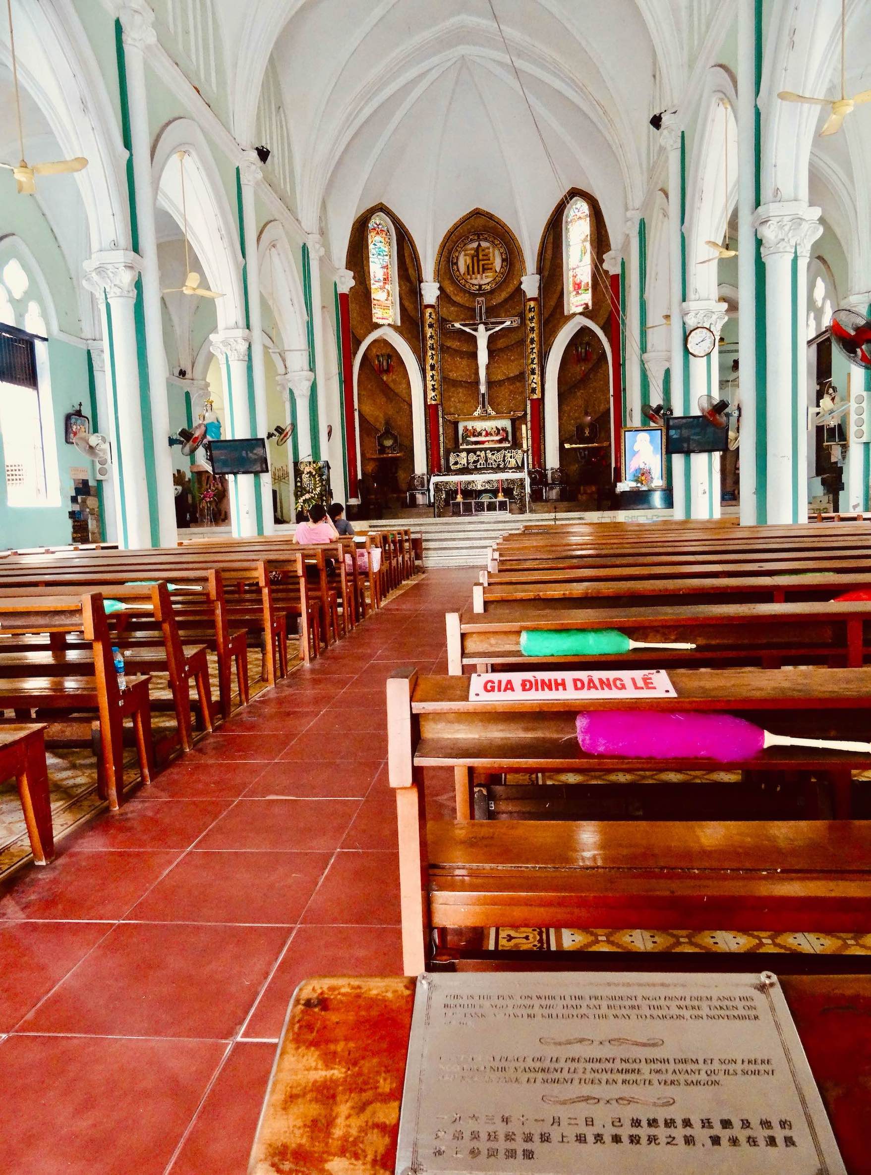 Inside Cha Tam Church in Ho Chi Minh
