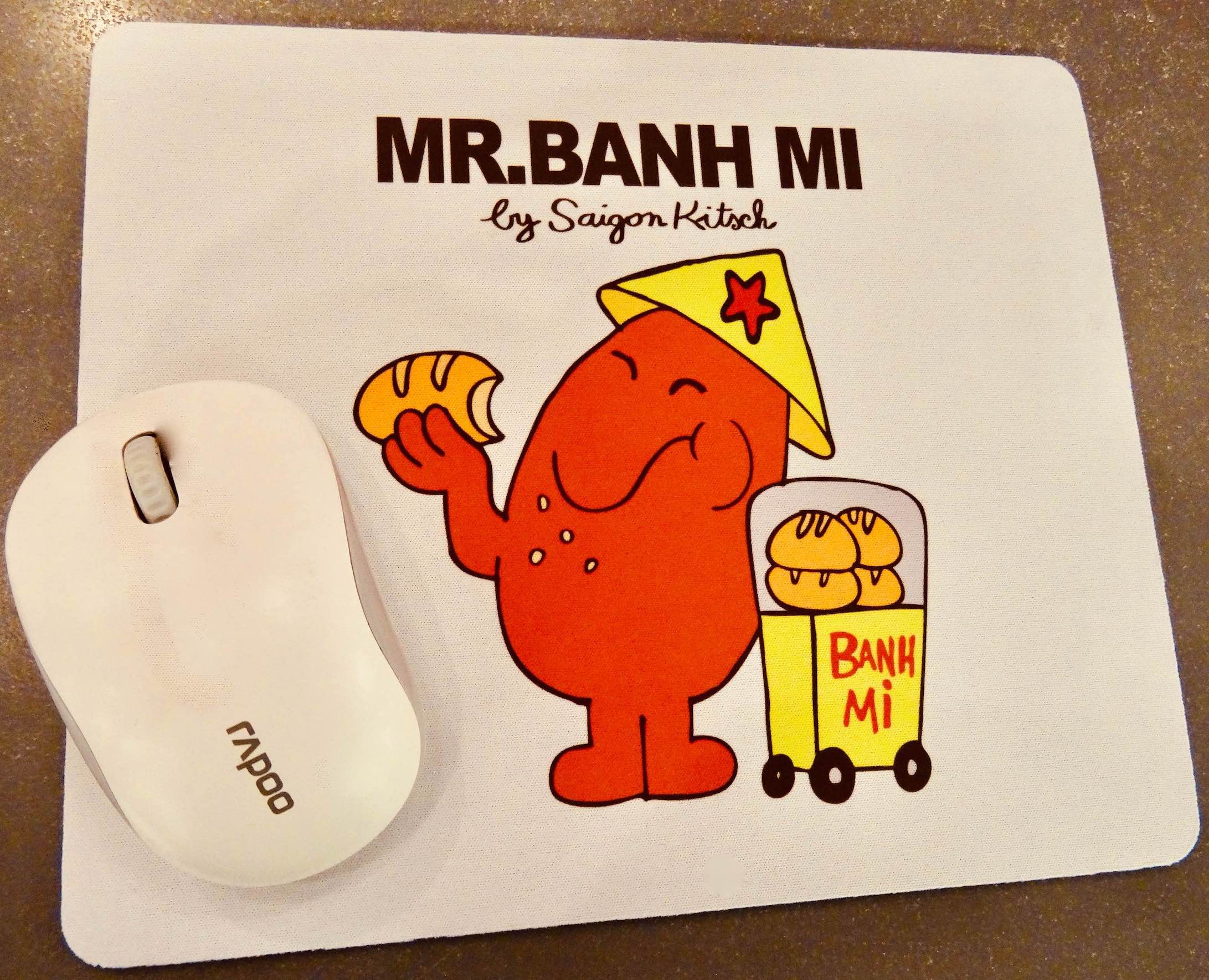 Mr Banh Mi mouse mat Ho Chi Minh