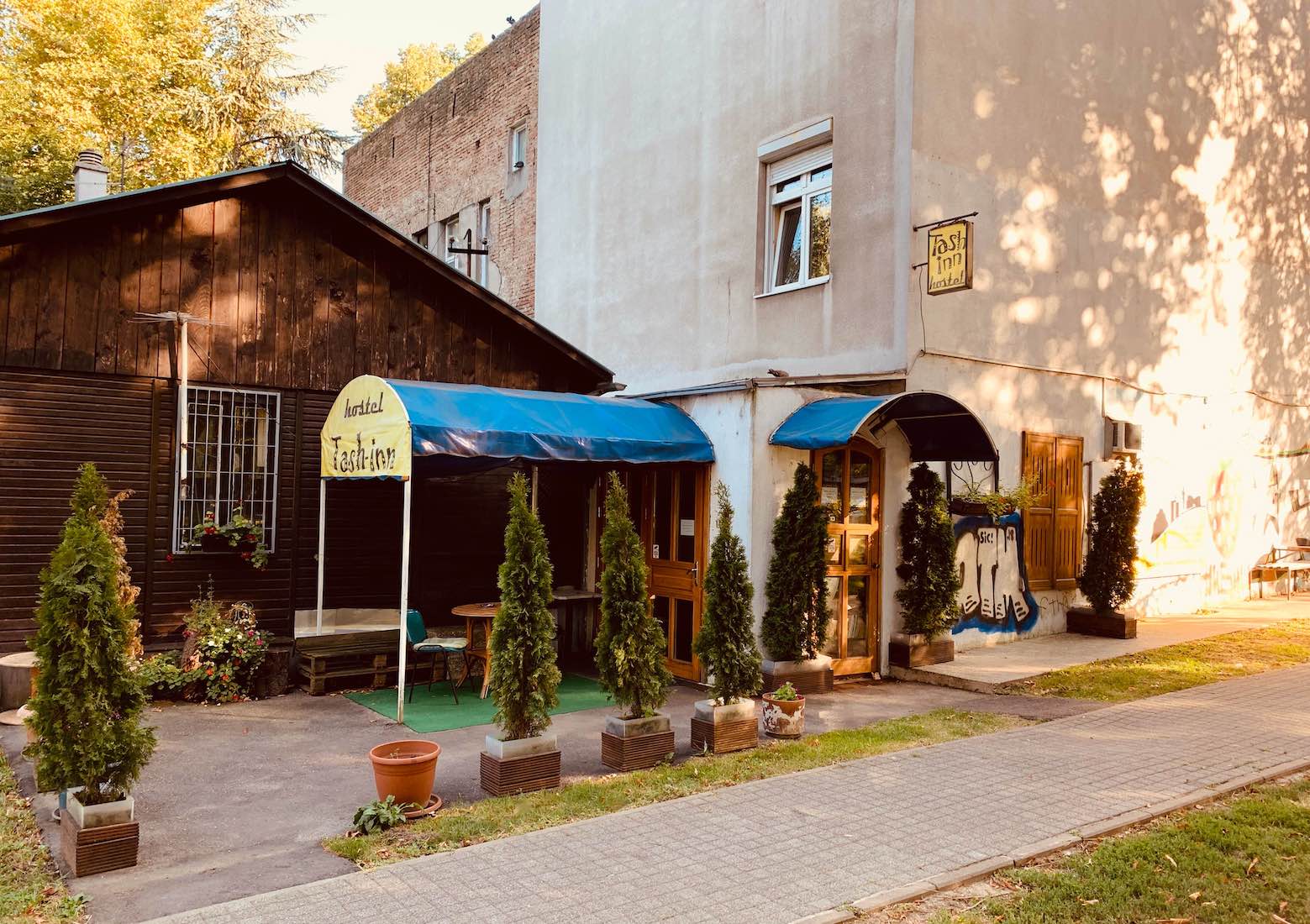 The Tash Inn Hostel in Belgrade.