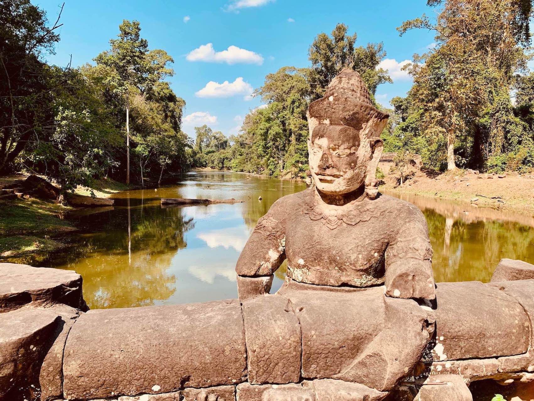 A buddha statue at Preah Khan Temple Siem Reap