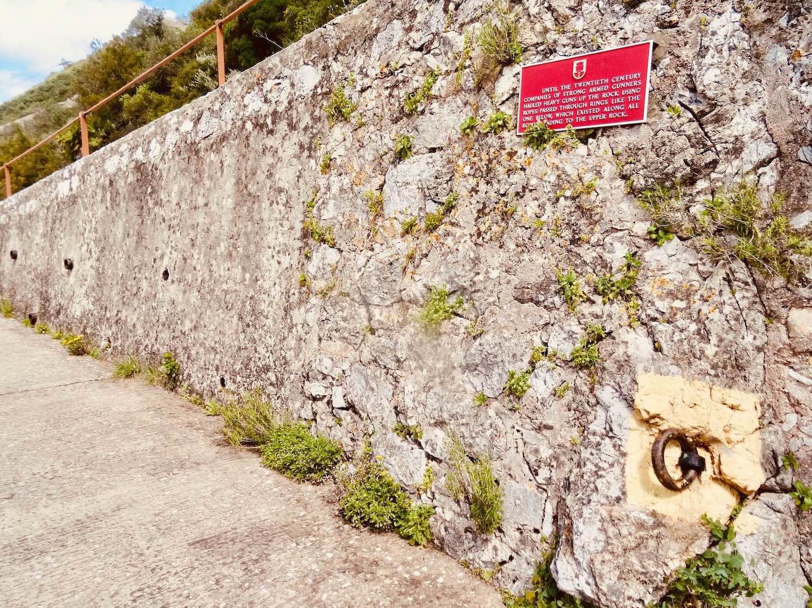 Historic rock rings Gibraltar Nature Reserve