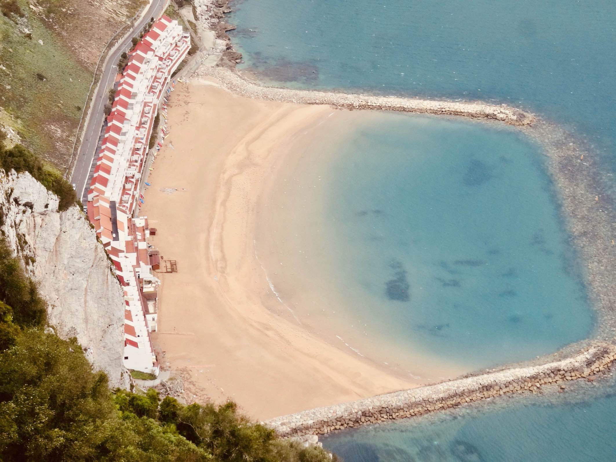 Sandy Beach Gibraltar.