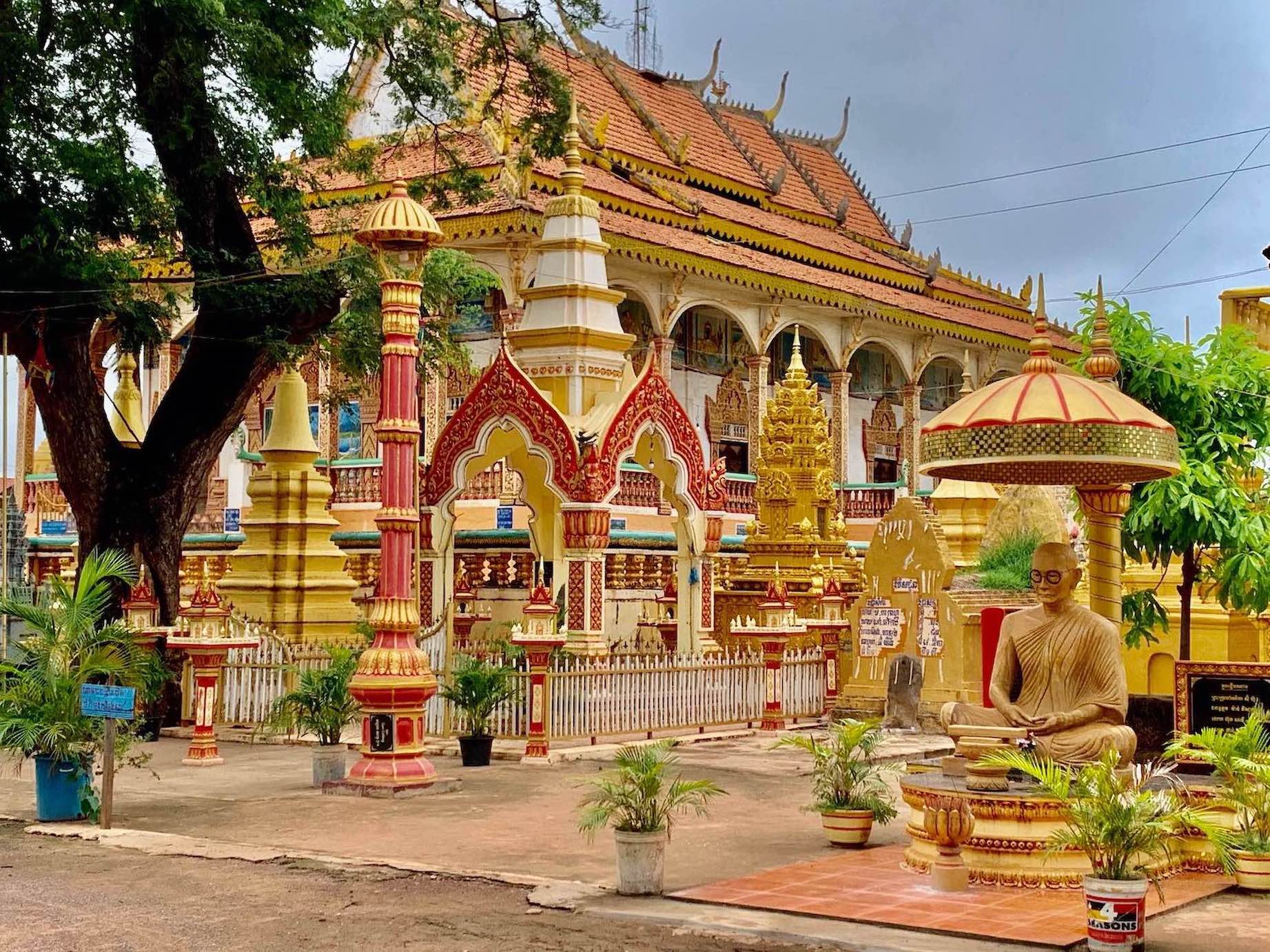 The main pagoda at Kampong Khleang Floating Village