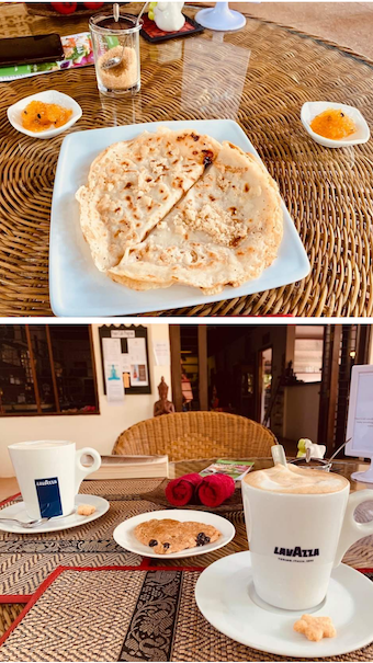 Breakfast at Peace Cafe in Siem Reap