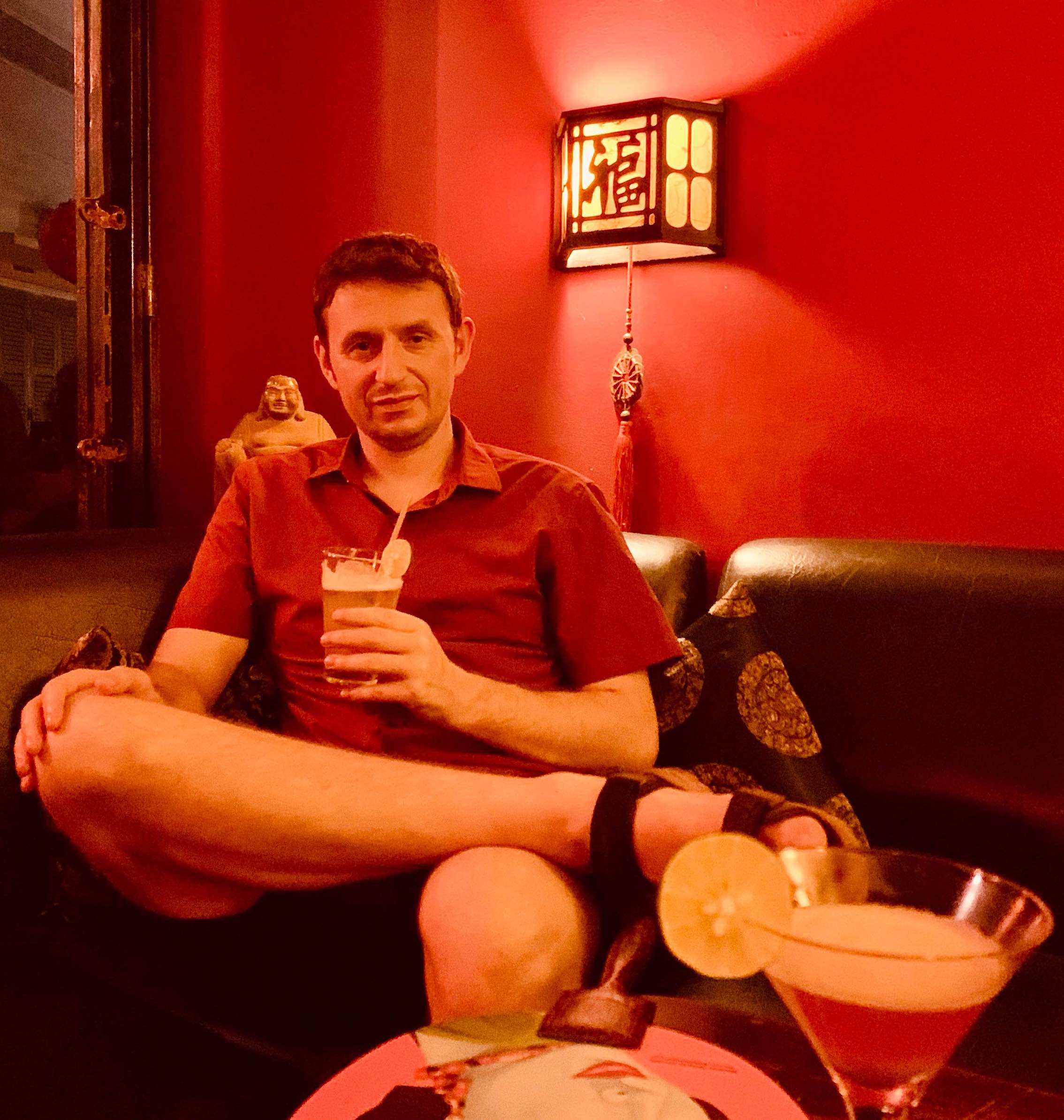 Chilling out at Miss Wong Cocktail Bar