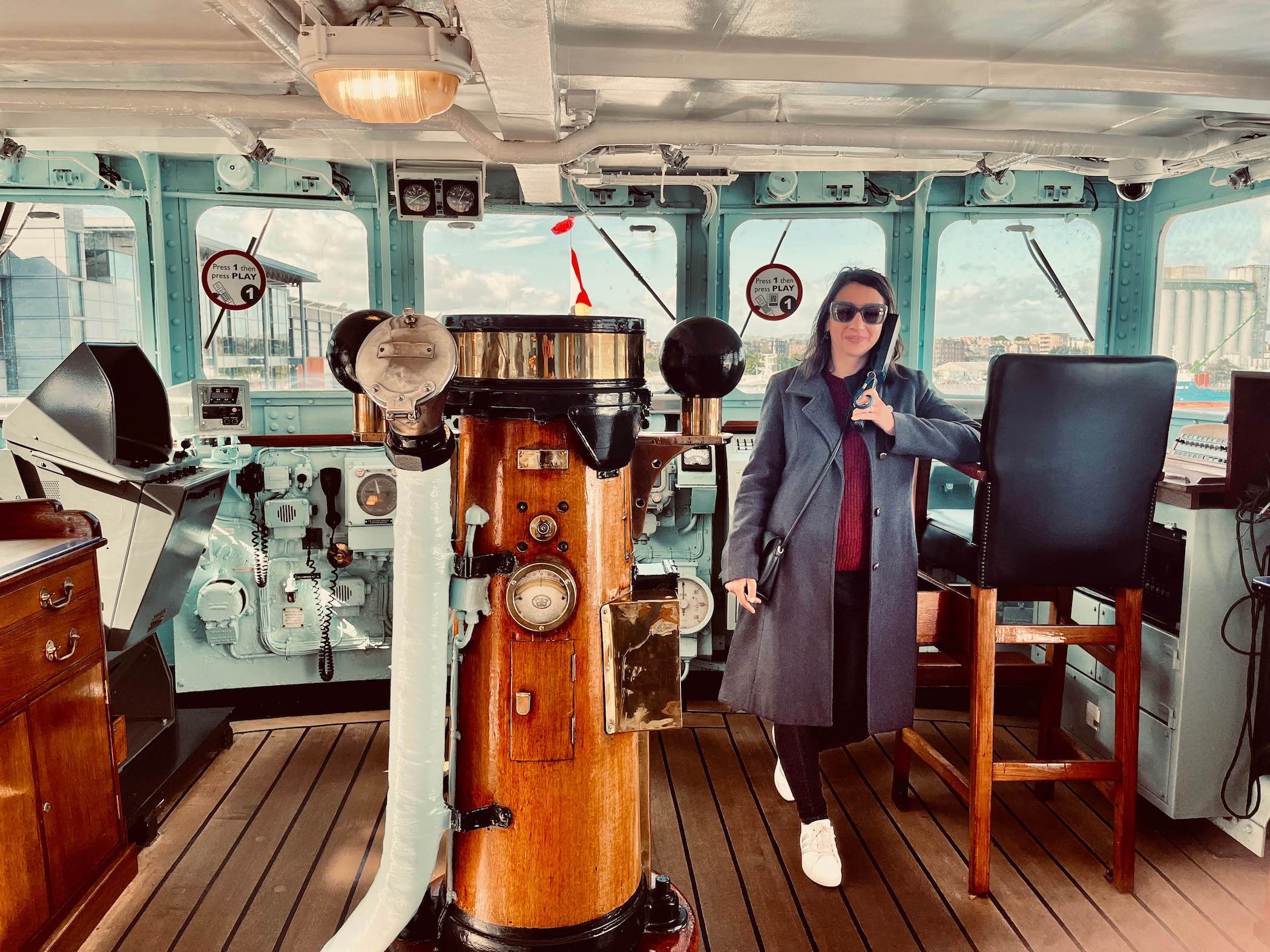 Aboard The Royal Yacht Brittania