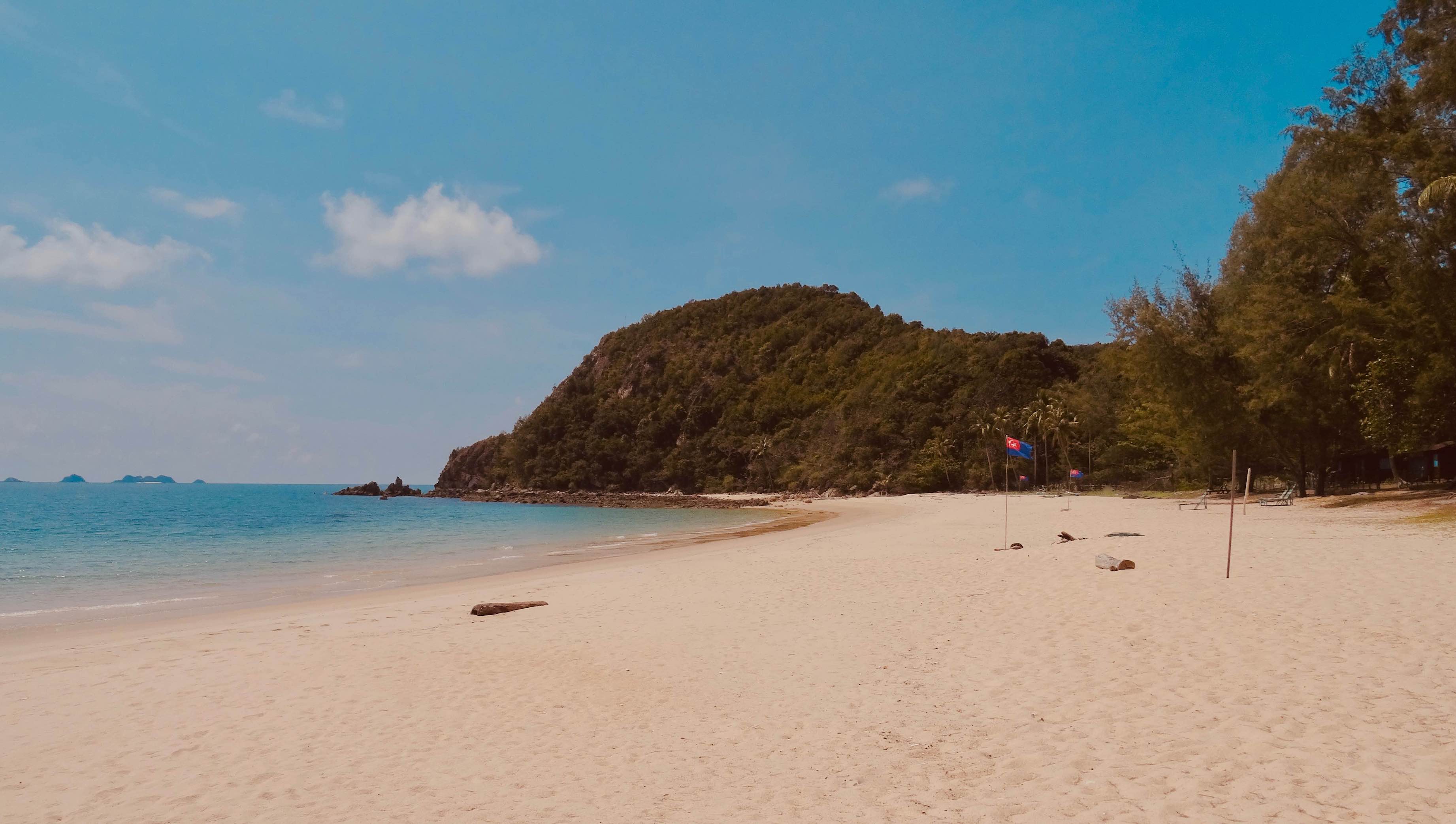 The tropical paradise of Sibu Island in Malaysia