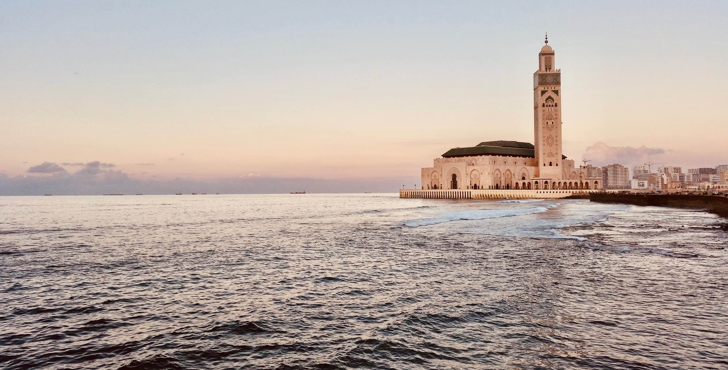 The Spectacular Hassan II Mosque.