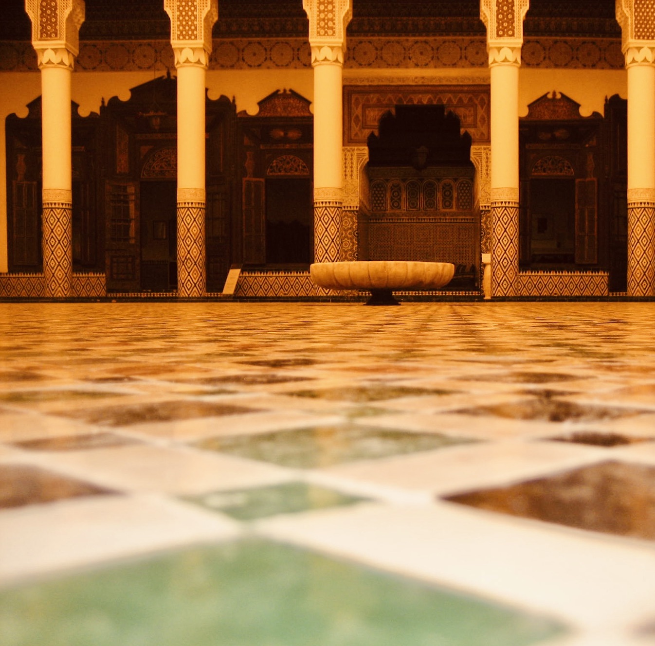 Inside Marrakech Museum.