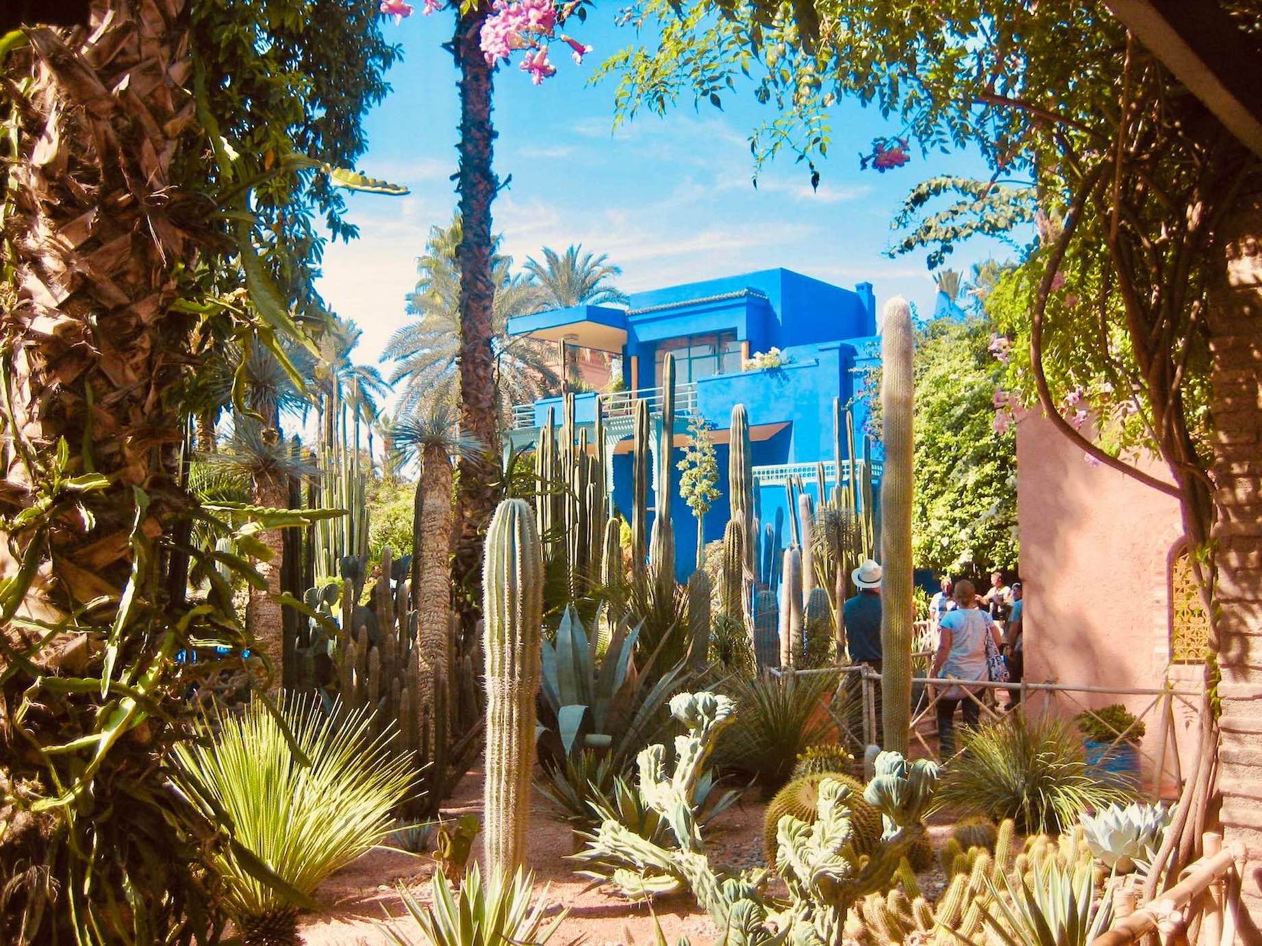 Jacques Majorelle's Blue Villa in Marrakesh