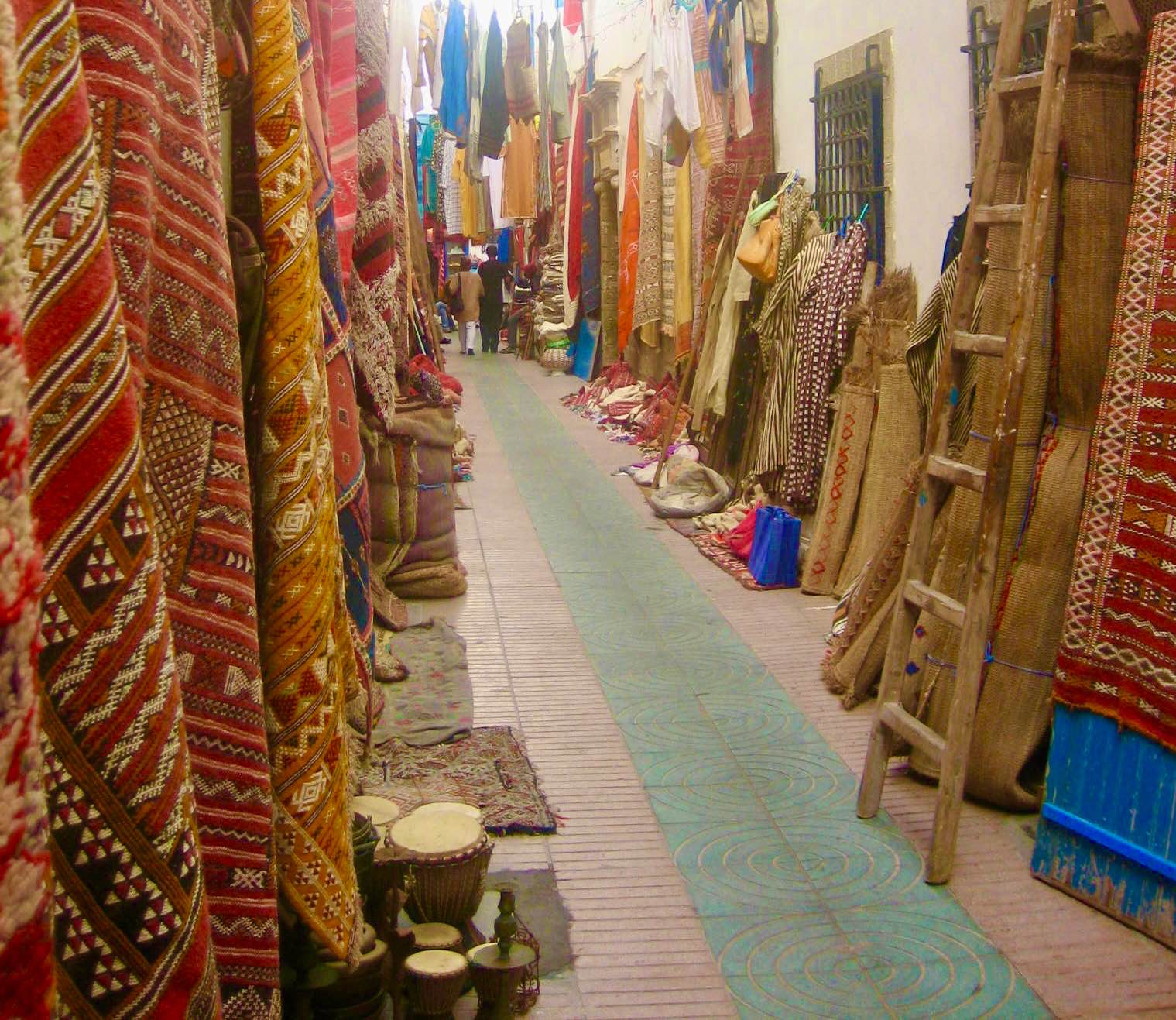Rug market Once Upon a Time in Essaouria