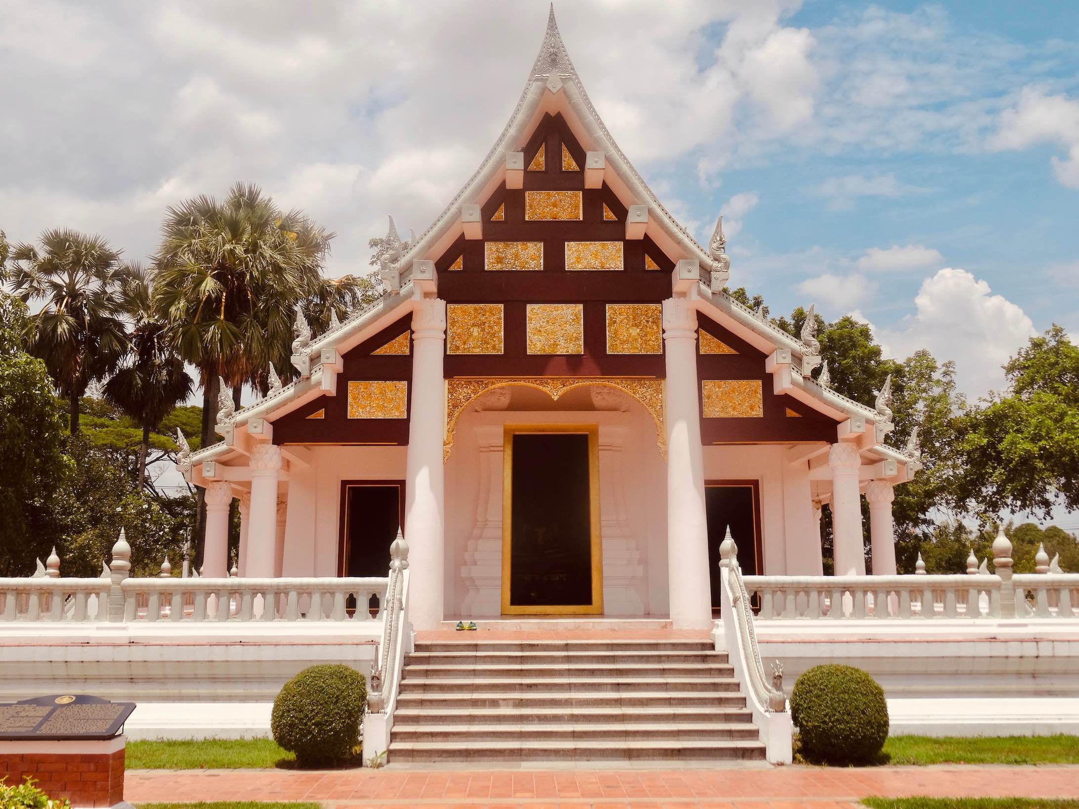 Colourful temple Sukhothai Historical Park