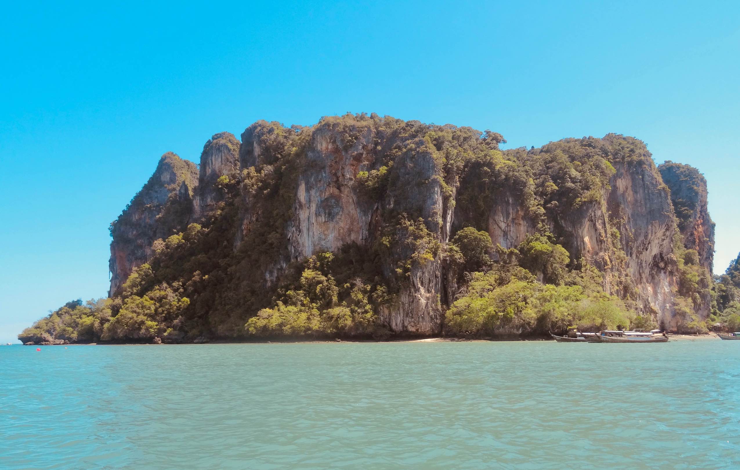 Railay peninsula in Thailand.
