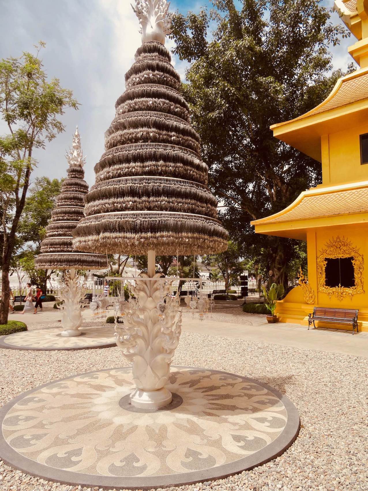 Prayer Trees Wat Rong Khun.