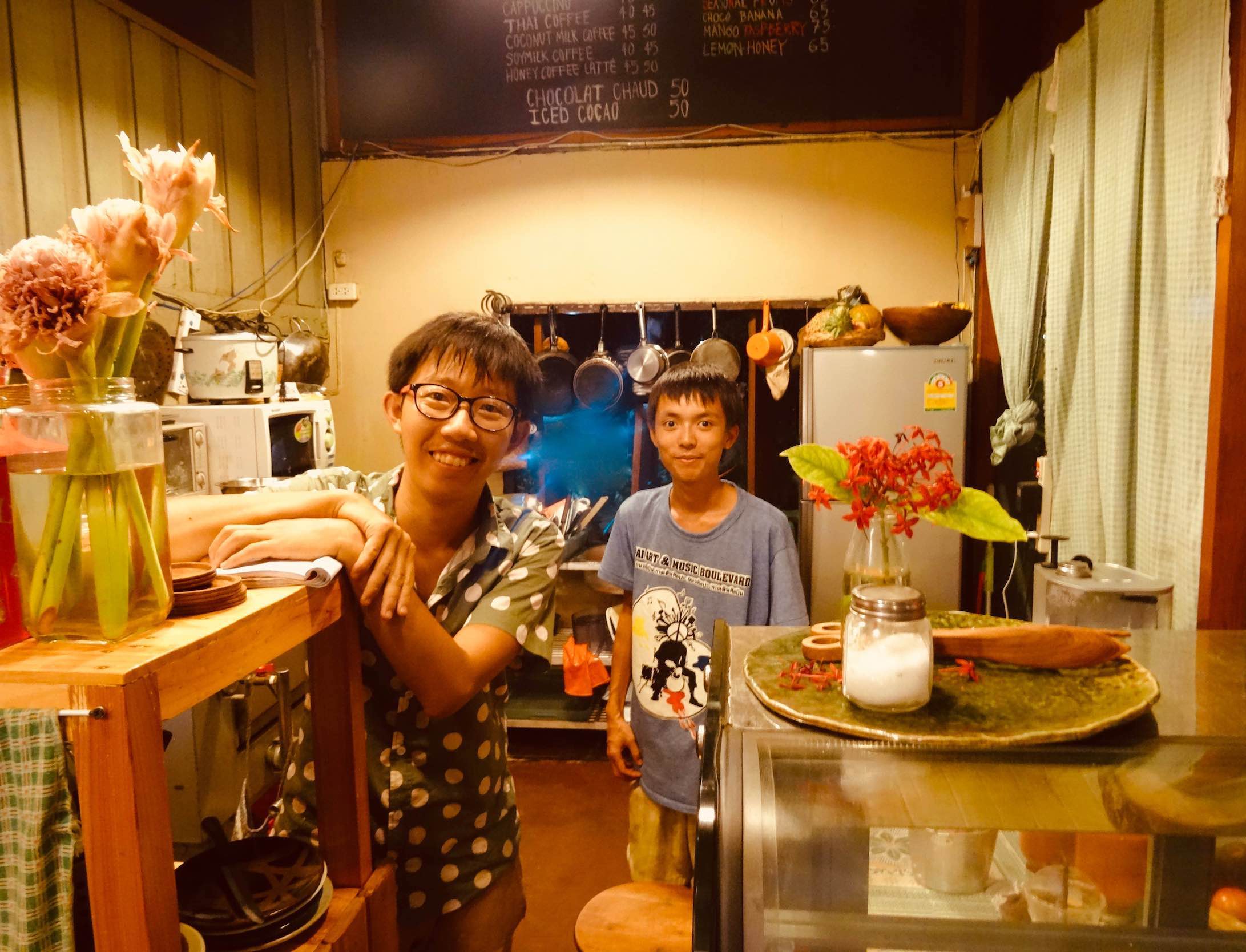 The Thai brothers behind Lemon Thyme Cafe in Pai