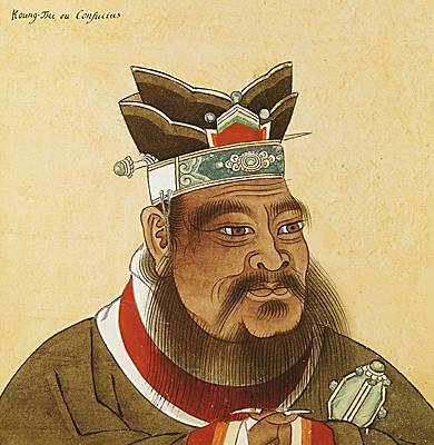 Confucius looking wise Take No Notice a short story from China