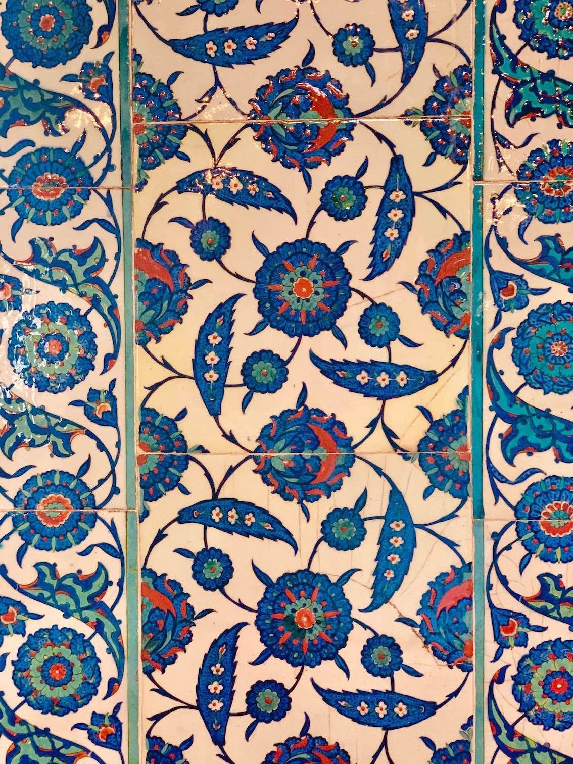 Iznik tiles Tomb of Suleiman the Magnificent