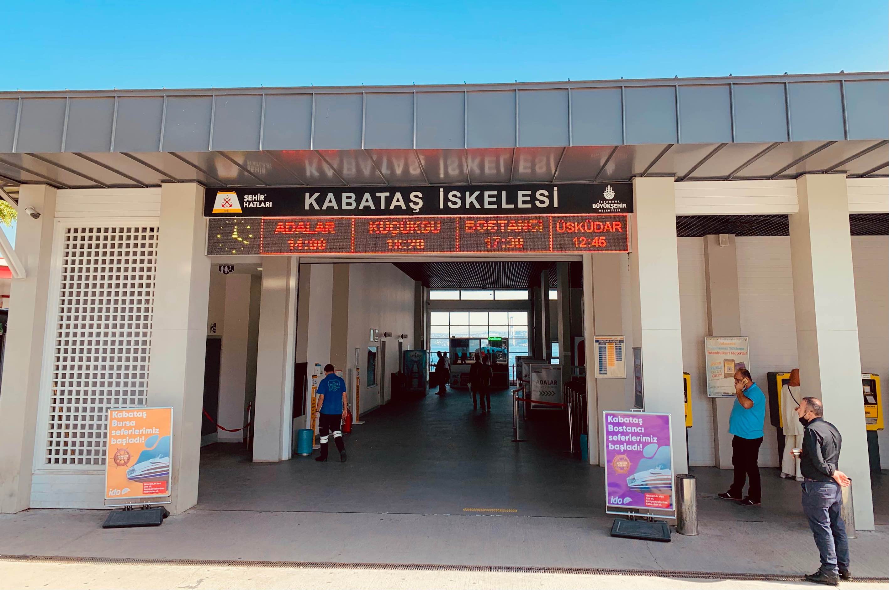 Kabatas Ferry Station in Istanbul.