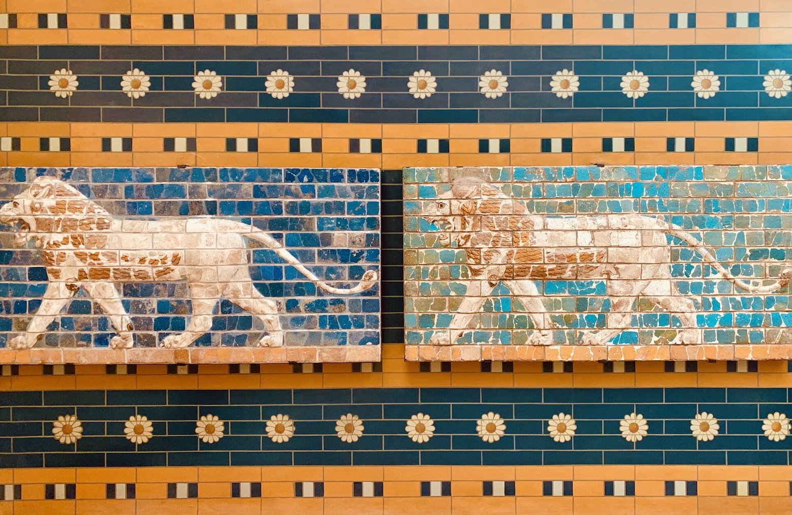 Babylonian Lions in Relief Istanbul Archaeological Museums