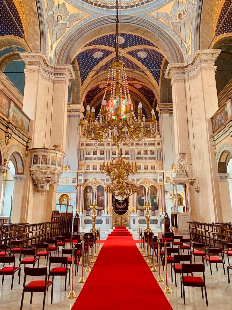 Inside Hagia Triada Greek Orthodox Church Istanbul