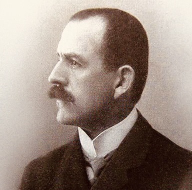 Black and white photograph of the Serbian politician Milorad Drašković