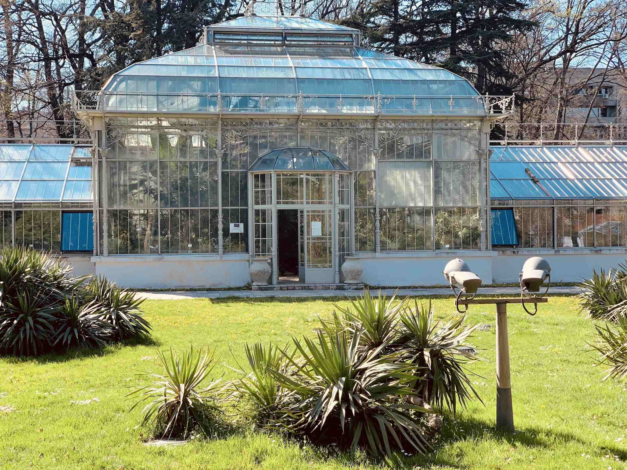 The greenhouse at Jevremovac Botanical Garden