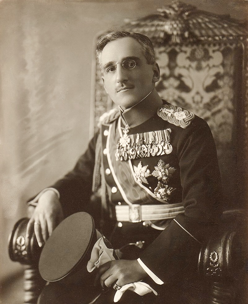 Black and white photograph of the Yugolsav King Alexander I