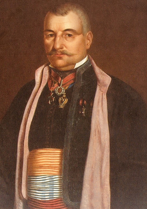 Portrait of the Serbian politician and businessman Stojan Simić
