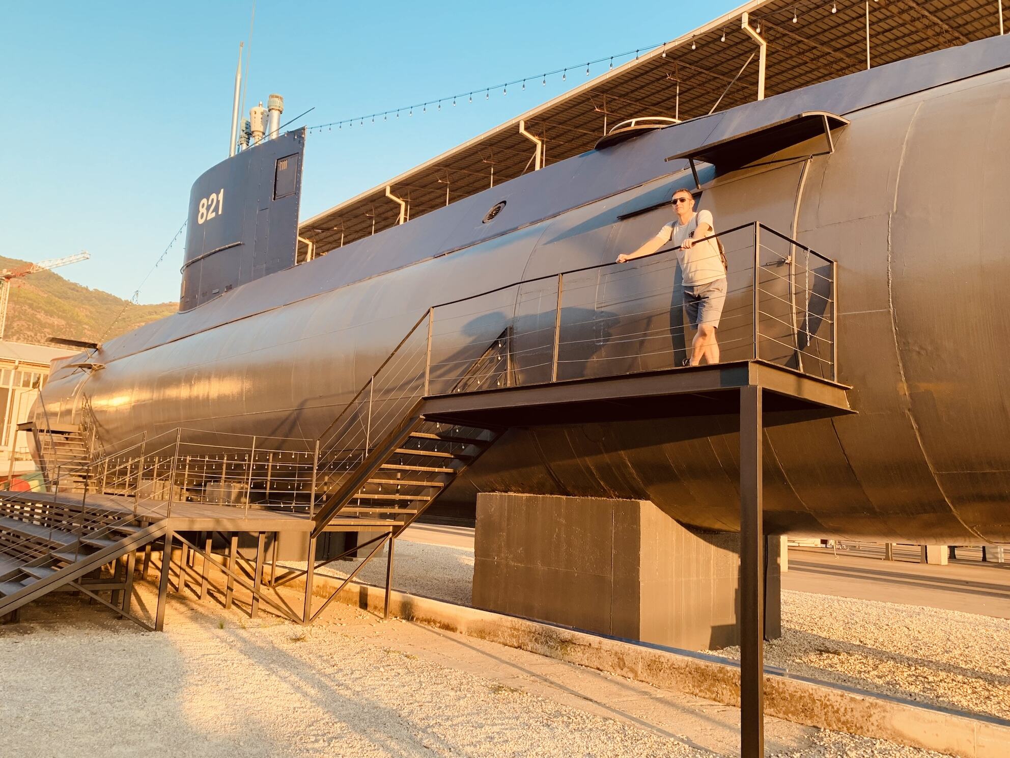 Heroj P-821 Submarine in Tivat.